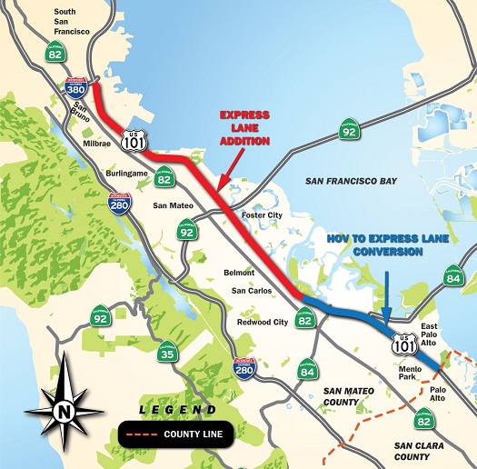 Advocacy Pays Off on Peninsula Express Lane Project image