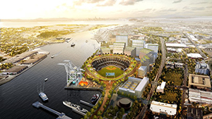 A’s Howard Terminal Plan Gets (Green) Thumbs Up image
