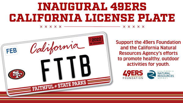 Member Spotlight: 49ers Unveil License Plates to Benefit Forests image